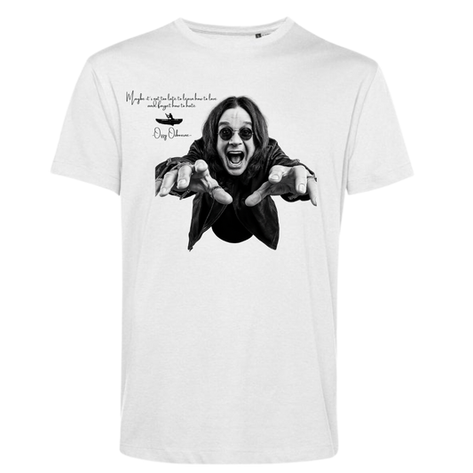 Ozzy Osbourne x Blue Canoe - White Tribute Tee – “Maybe It’s Not Too Late”