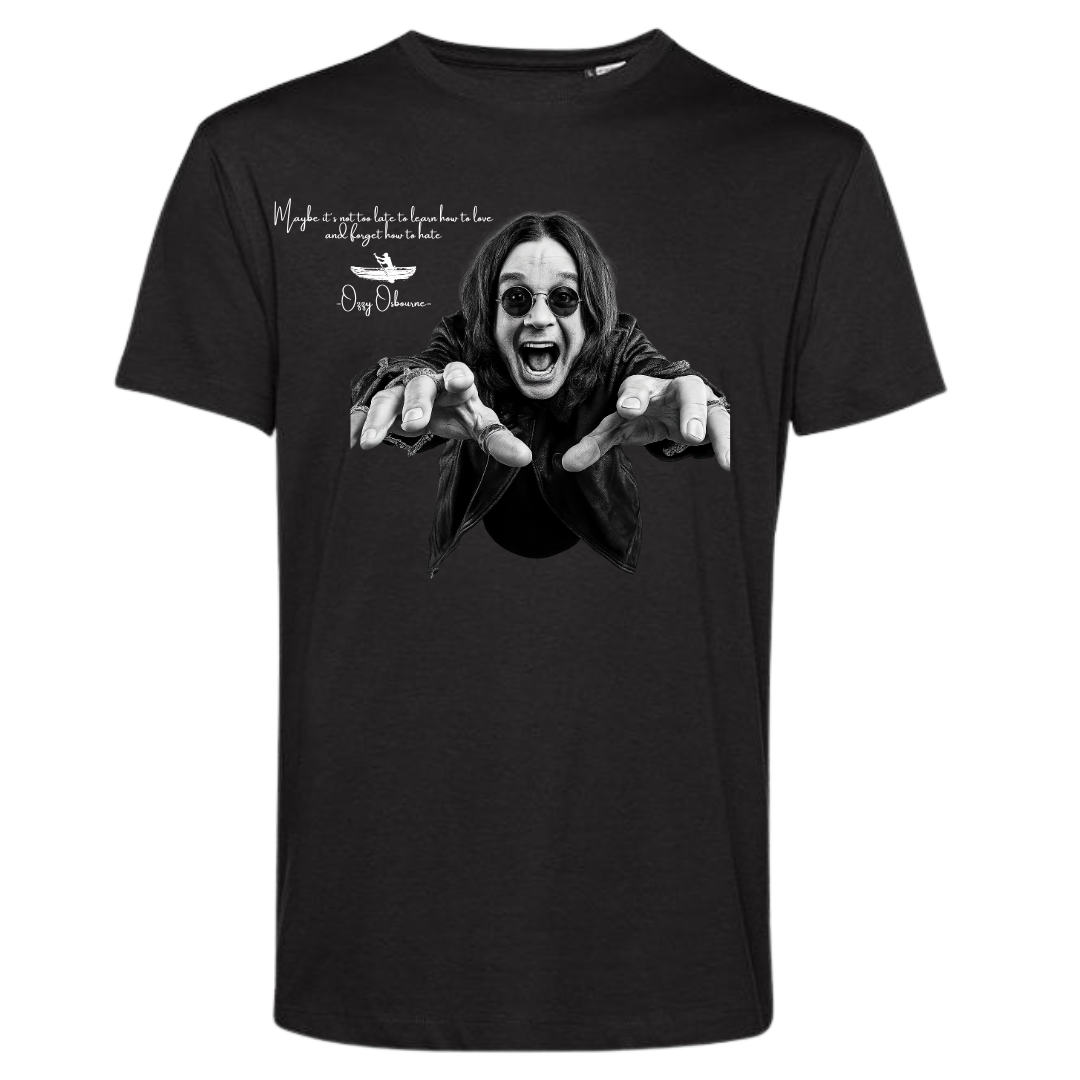 Ozzy Osbourne x Blue Canoe - Black Tribute Tee – “Maybe It’s Not Too Late”