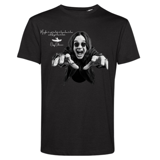 Ozzy Osbourne x Blue Canoe - Black Tribute Tee – “Maybe It’s Not Too Late”