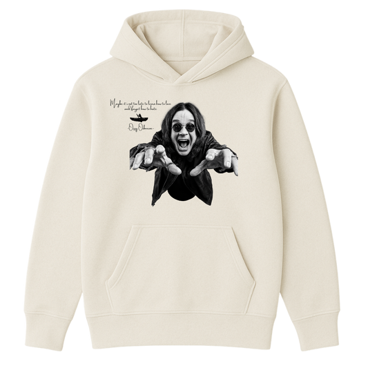 Ozzy Osbourne x Blue Canoe - Off White Tribute Hoodie – “Maybe It’s Not Too Late”