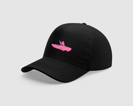 5-PANEL CAP | BLACK & PINK