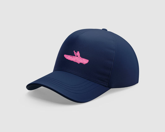 5-PANEL CAP | NAVY & PINK