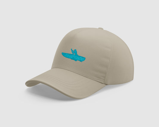 5-PANEL CAP | STONE & BLUE