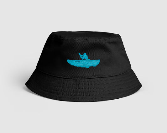 BUCKET HAT | BLACK & BLUE