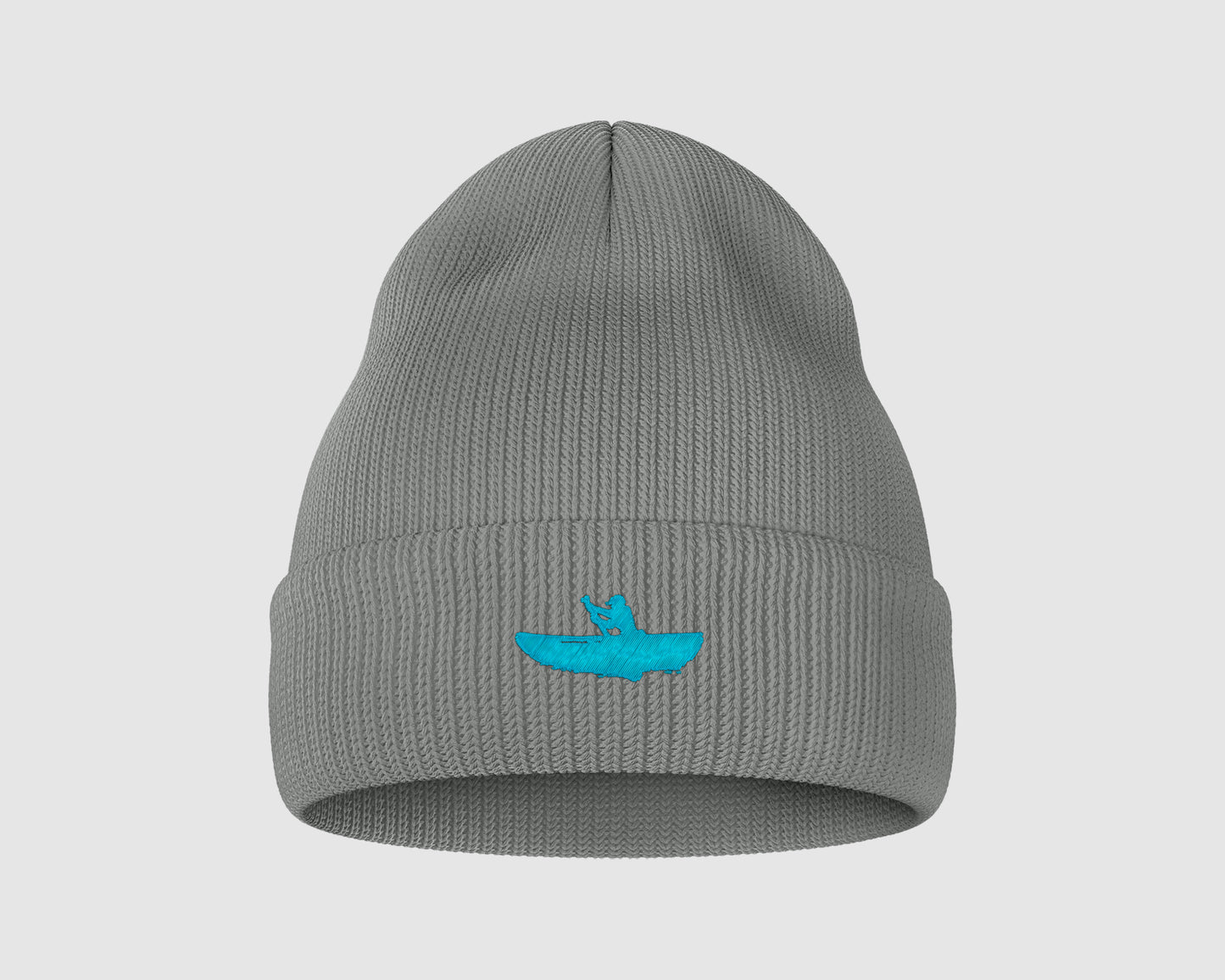 BEANIE | HEATHER GREY & BLUE