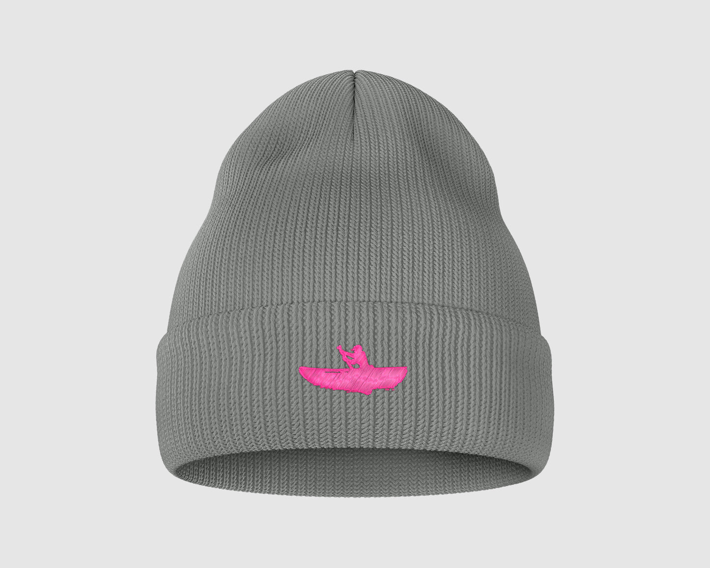 BEANIE | HEATHER GREY & PINK