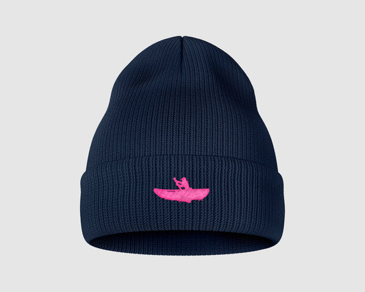 BEANIE | NAVY & PINK