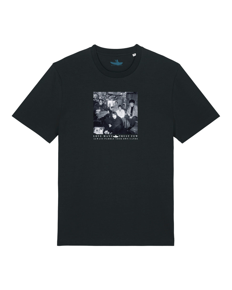 OASIS GRAPHIC TEE - BLACK - LOVE MANY TRUST FEW