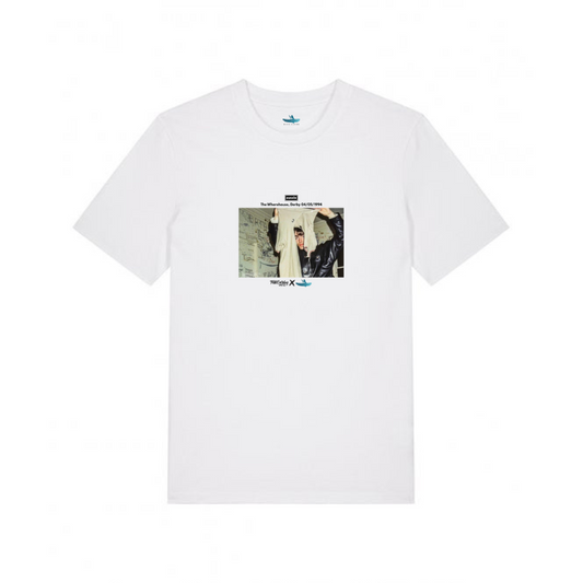 Blue Canoe x Talk Derby To Me – Oasis - Liam Gallagher '94 Tee - White