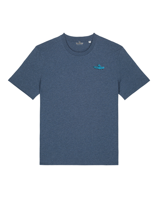 SPRING / SUMMER 2025 T -SHIRT l DARK HEATHER BLUE