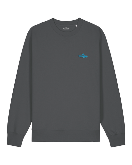 SPRING / SUMMER 2025 CREW JUMPER l ANTHRACITE