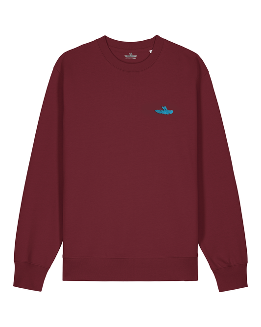 SPRING / SUMMER 2025 CREW JUMPER l BURGUNDY