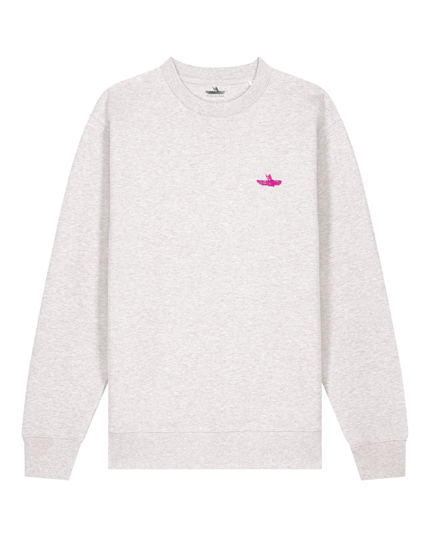 SPRING / SUMMER 2025 CREW JUMPER l HEATHER GREY