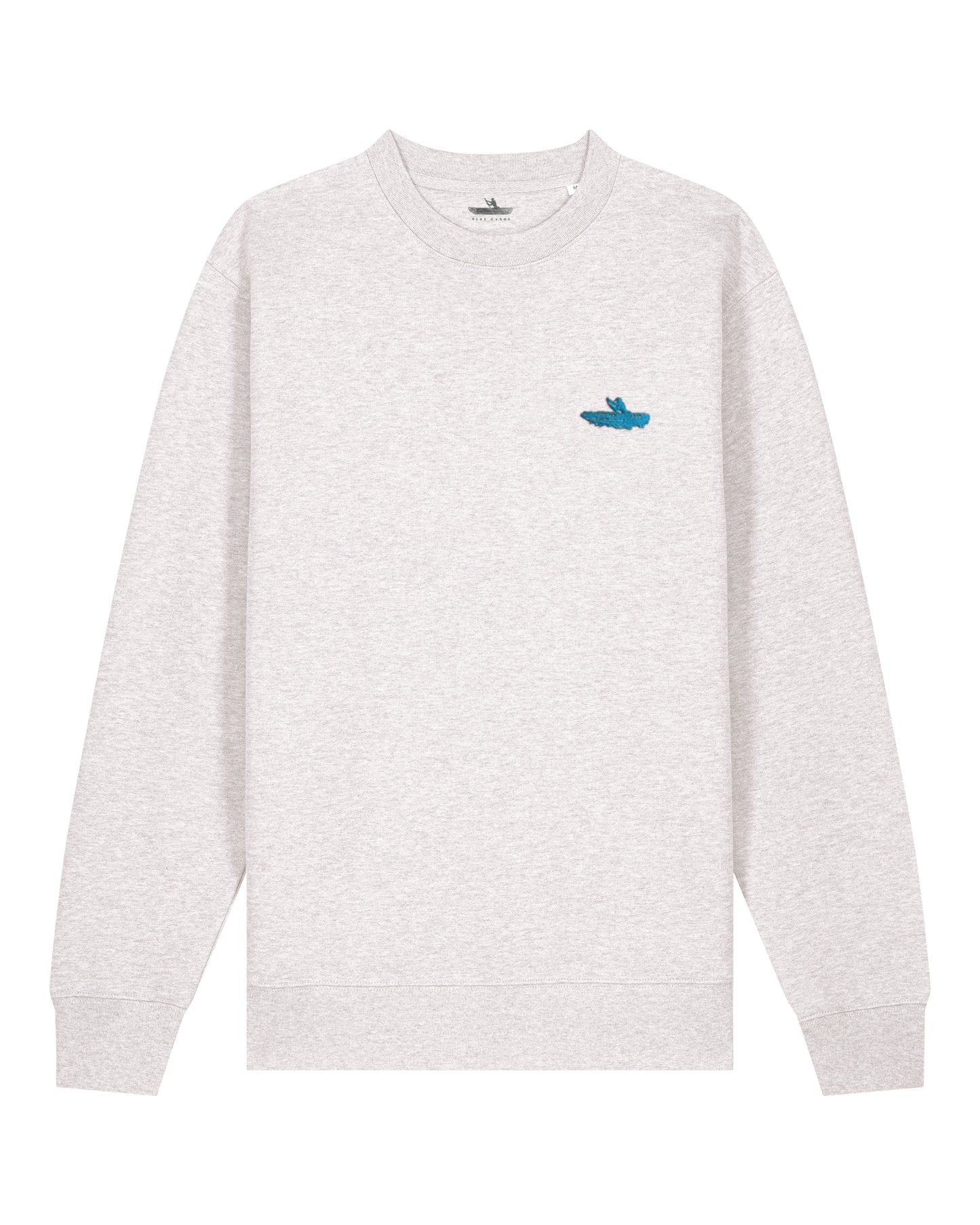 SPRING / SUMMER 2025 CREW JUMPER l HEATHER GREY