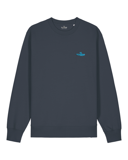 SPRING / SUMMER 2025 CREW JUMPER l INDIA INK GREY