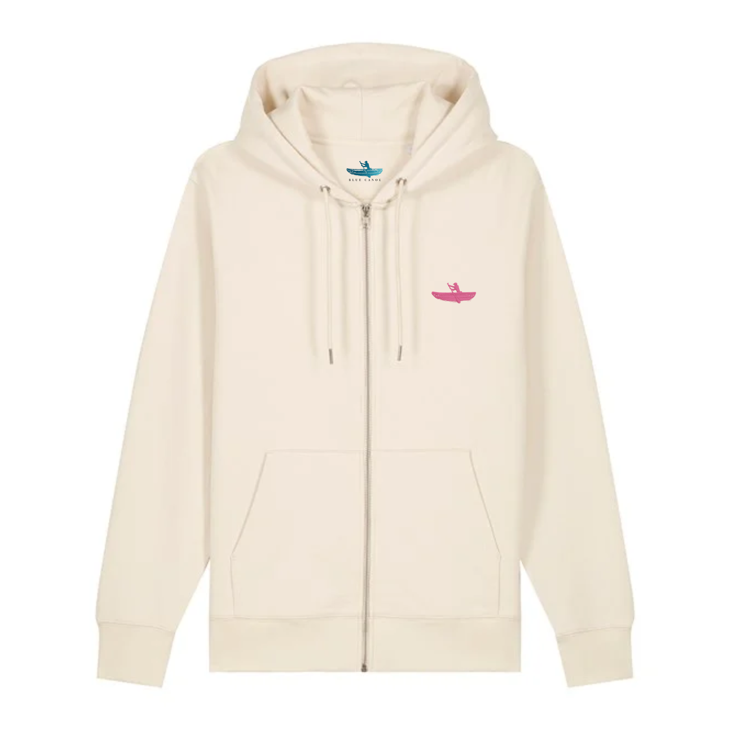 AUTUMN / WINTER 2025 - ZIP HOODIE / NATURAL RAW