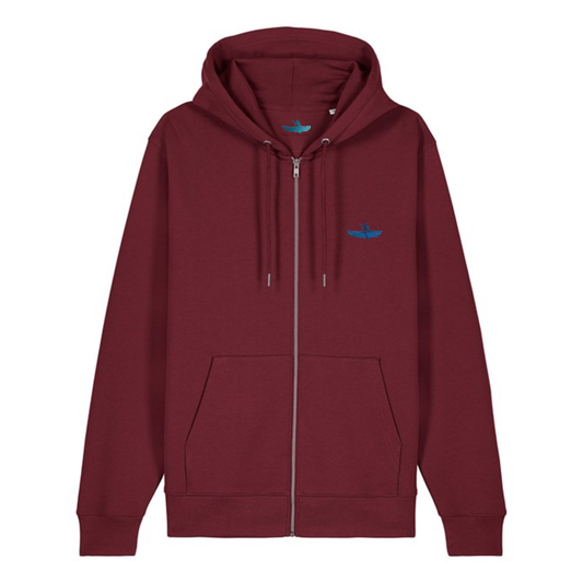 AUTUMN / WINTER 2025 - ZIP HOODIE / BURGUNDY