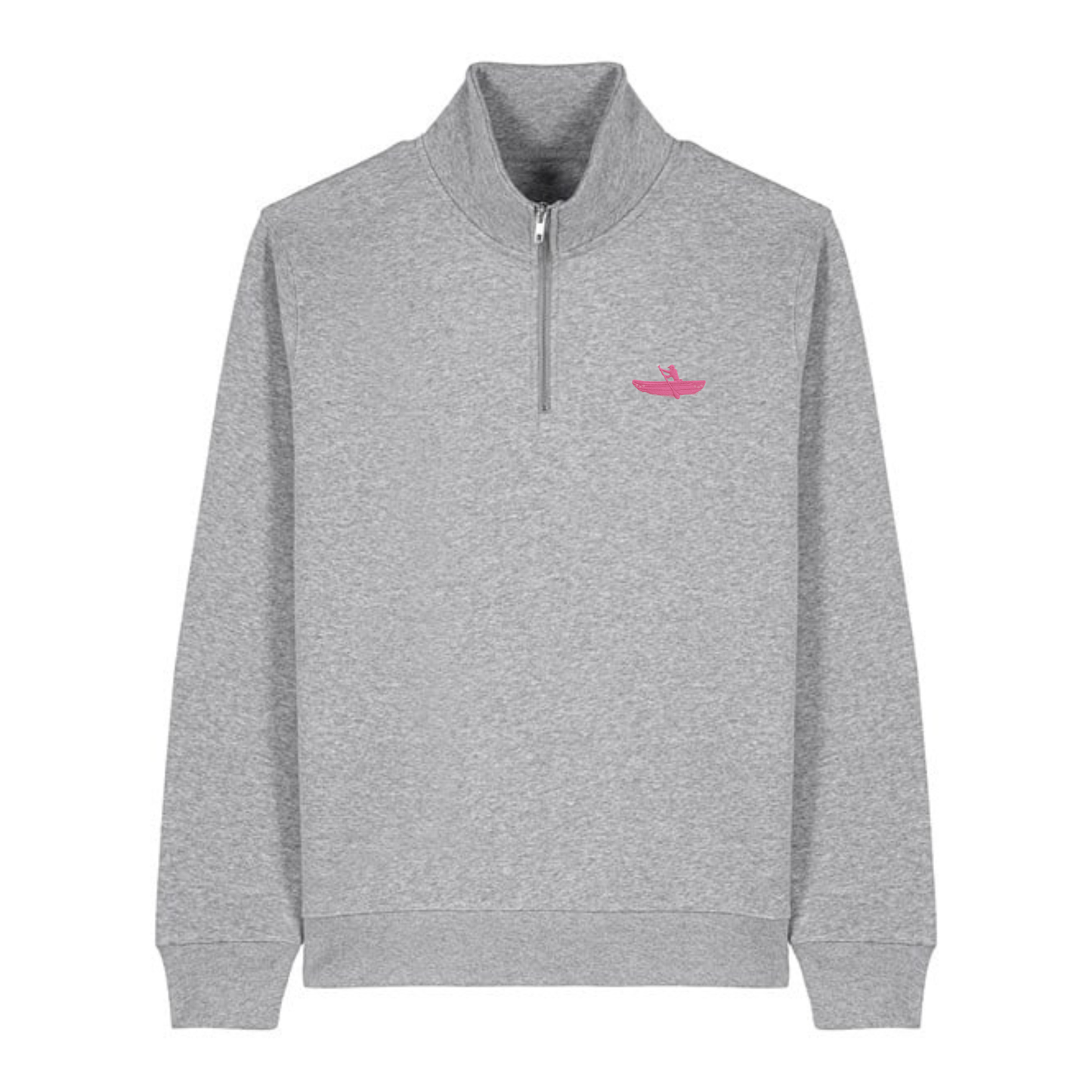 AUTUMN / WINTER 2025 - TRUCKER 1/4 ZIP / HEATHER GREY