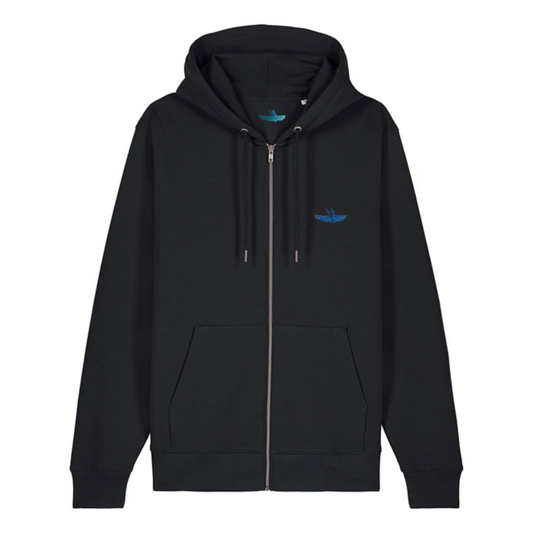 AUTUMN / WINTER 2025 - ZIP HOODIE / BLACK