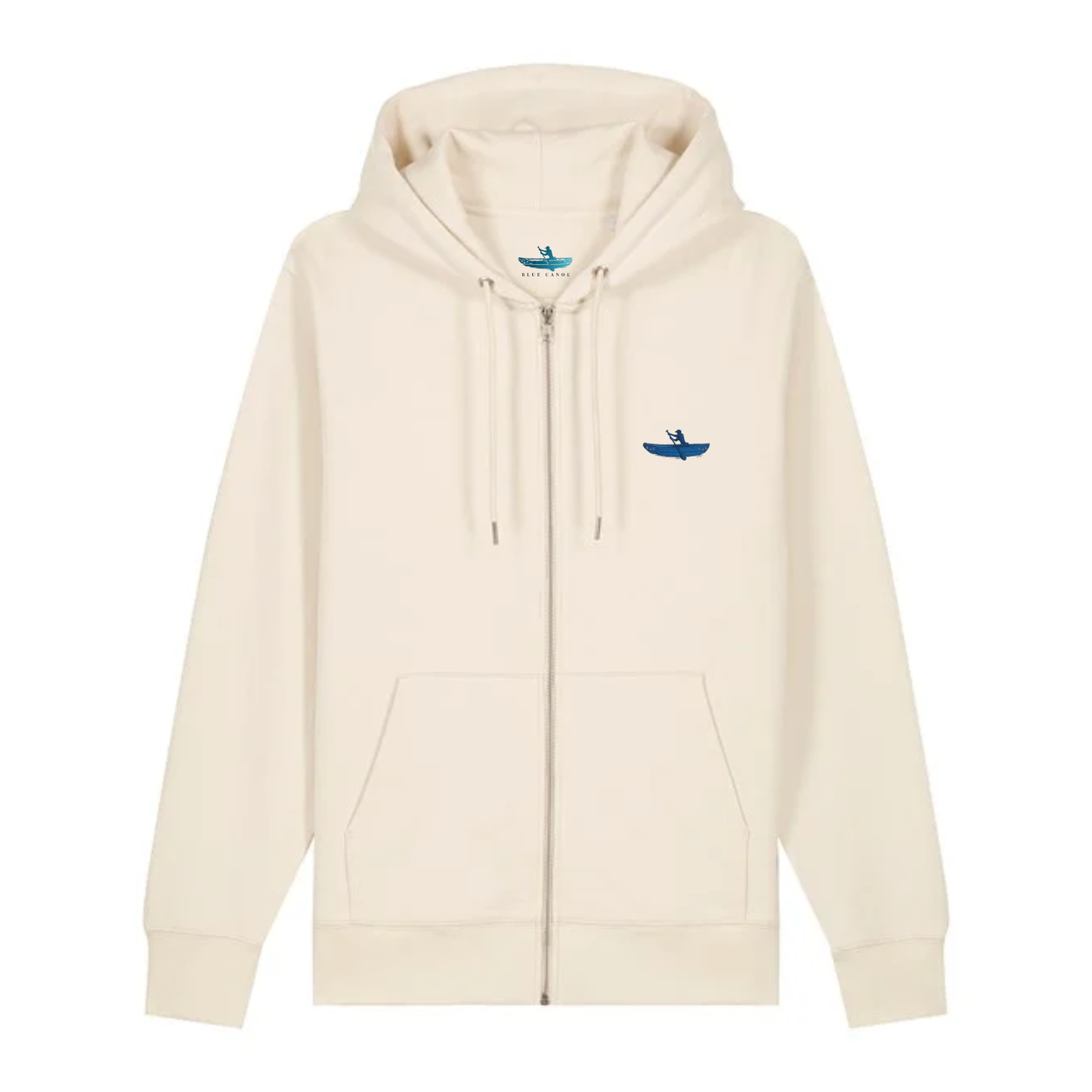 AUTUMN / WINTER 2025 - ZIP HOODIE / NATURAL RAW