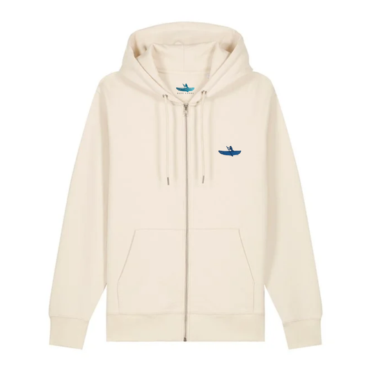 AUTUMN / WINTER 2025 - ZIP HOODIE / NATURAL RAW