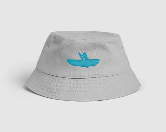 BUCKET HAT | HEATHER GREY & BLUE